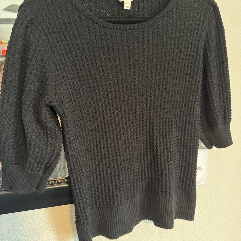 Women's Black Terra & Sky Sweater